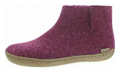 Bottine Glerups-cranberry-cuir G07