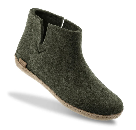 Bottine Glerups-vert-anglais-cuir G09